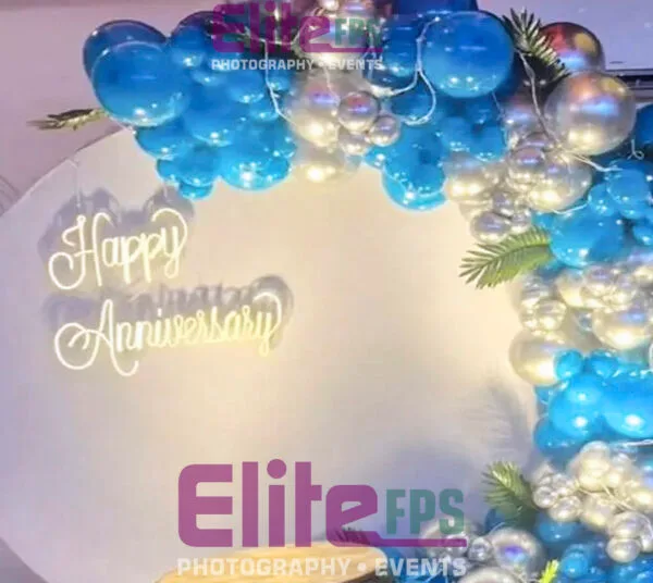 Balloon Ring Theme For Anniversary - Image 2